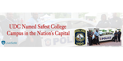 University of the District of Columbia Named Safest College Campus in the Nation’s Capital