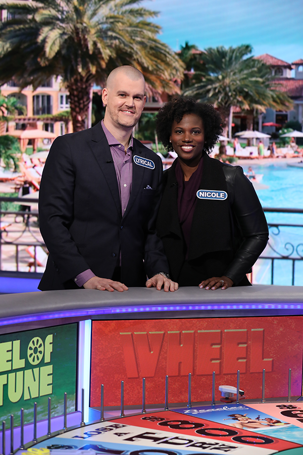 Dr. Peter Plourde - a.k.a. "Professor Lyrical" - will appear along with his wife Nicole on the Wheel of Fortune