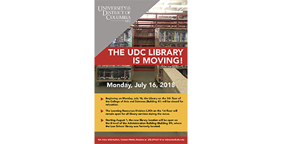 The UDC Library is Moving!