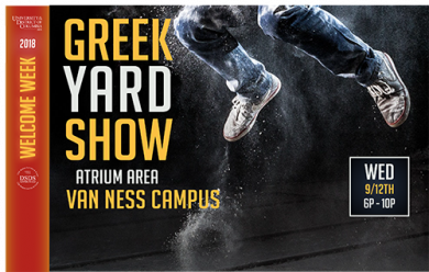 Greek Yard Show - September 12th 6pm - 10pm
