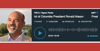 LISTEN: UDC President Ronald Mason Talks Pepsi, Government Shutdowns and Facing Racism in America