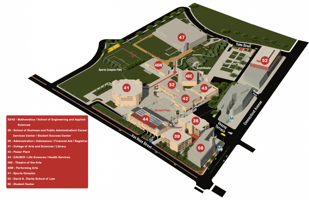 UCM Campus Map
