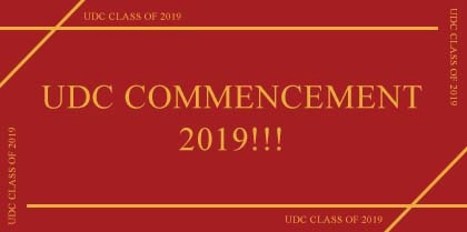 Commencement – THIS SATURDAY!!