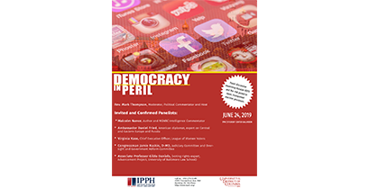 Institute for Politics, Policy and History, Presents Top Panel to discuss Russian Disinformation Warfare: Democracy in Peril – June 24th @ 7pm