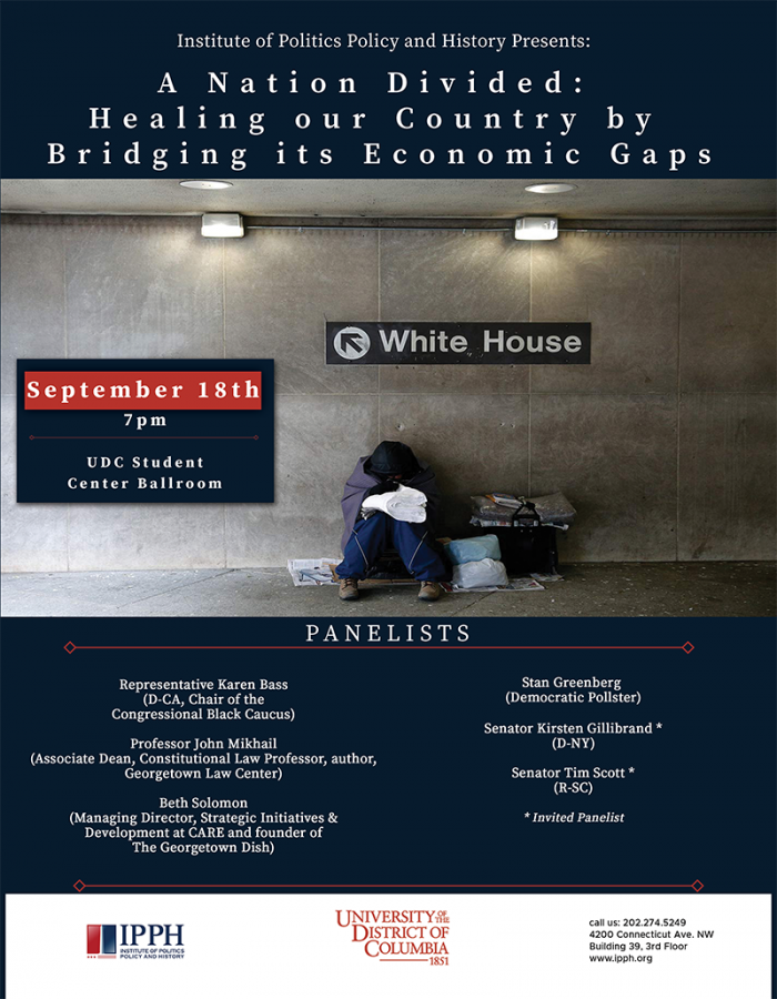 REGISTER TODAY! "A Nation Divided: Healing our Country by Bridging its Economic Gaps" Panel