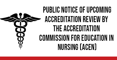 Public Notice: Upcoming Accreditation Review for Nursing Program CC Oct. 8-10, 2019