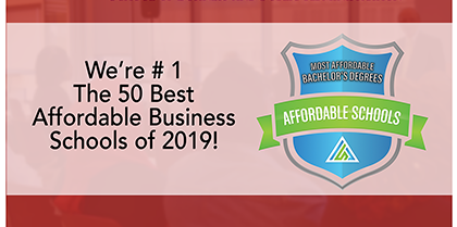 SBPA #1 – Best Affordable Business Schools 2019