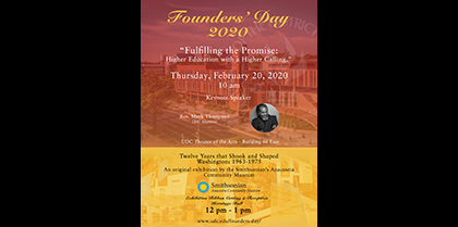 Founders’ Day – This THURSDAY 2/20/20