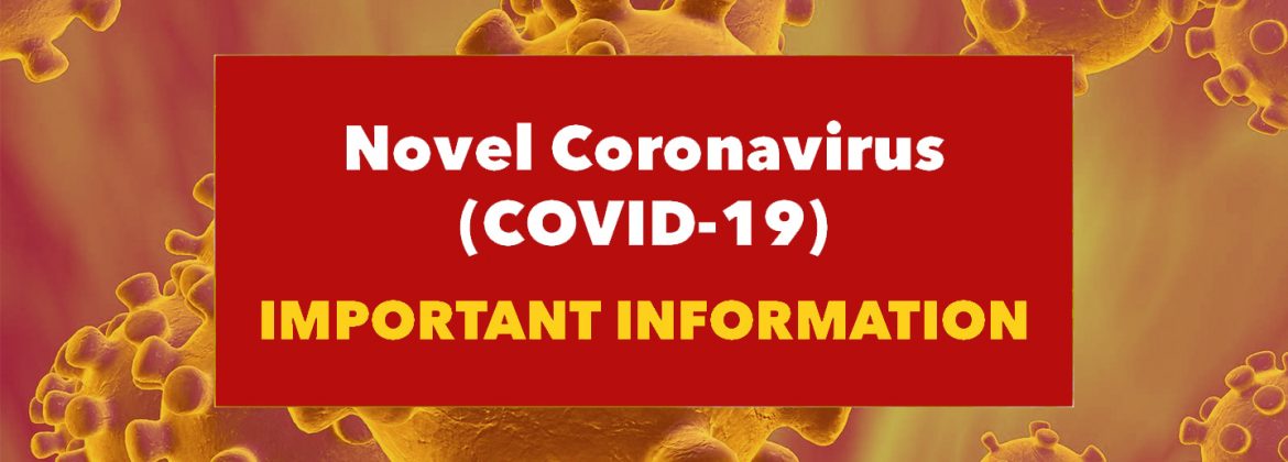 Coronavirus info Web Banner