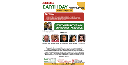 Celebrate Earth Day 2020 with UDC Virtual Event – April 22nd @ 10am
