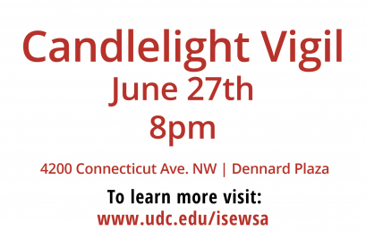 A candlelight vigil concludes a nine-night tribute honoring the many black lives lost to white supremacy in the ongoing struggle for equality. – June 27th @ 8pm