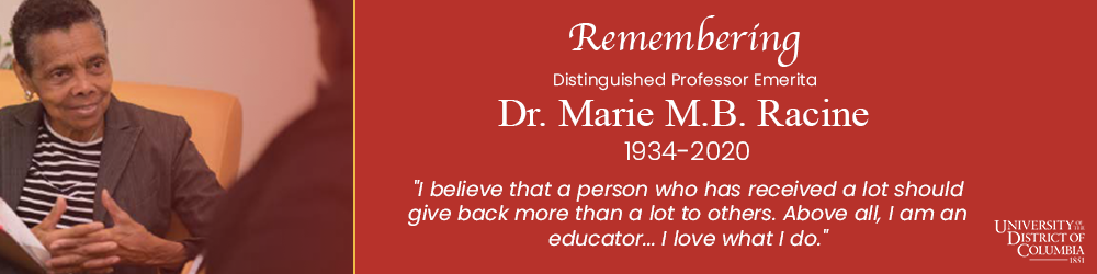 Dr. Marie M.B. Racine Memoriam image