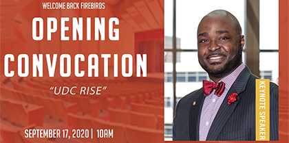 TUNE IN – TODAY – Opening Convocation – September 17, 2020 @ 10am