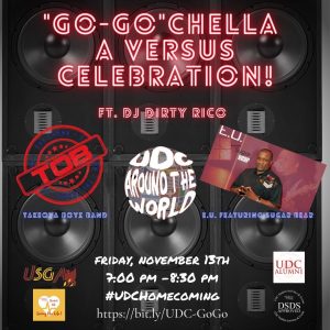 Go-Go Chella A versus celebration Nov.. 13th @ 7pm