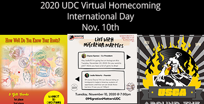 UDC 2020 Virtual Homecoming – International Day – Nov. 10th