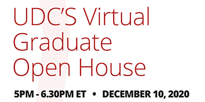Virtual Graduate Open House – Dec. 10, 2020 @ 5pm – RSVP TODAY!