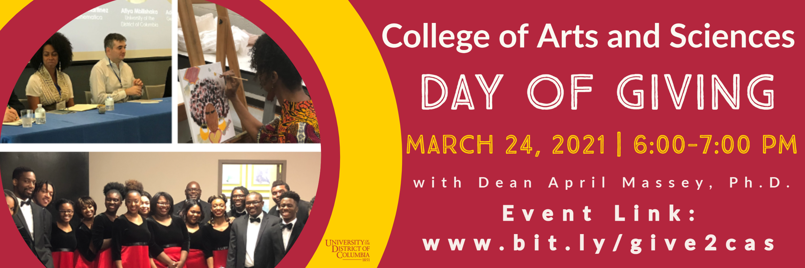 CAS DAY OF GIVING – College of Arts & Sciences – March 24, 2021