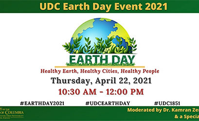 UDC Earth Day Celebration – Aprill 22, 2021 | 10:30am – 11:45am