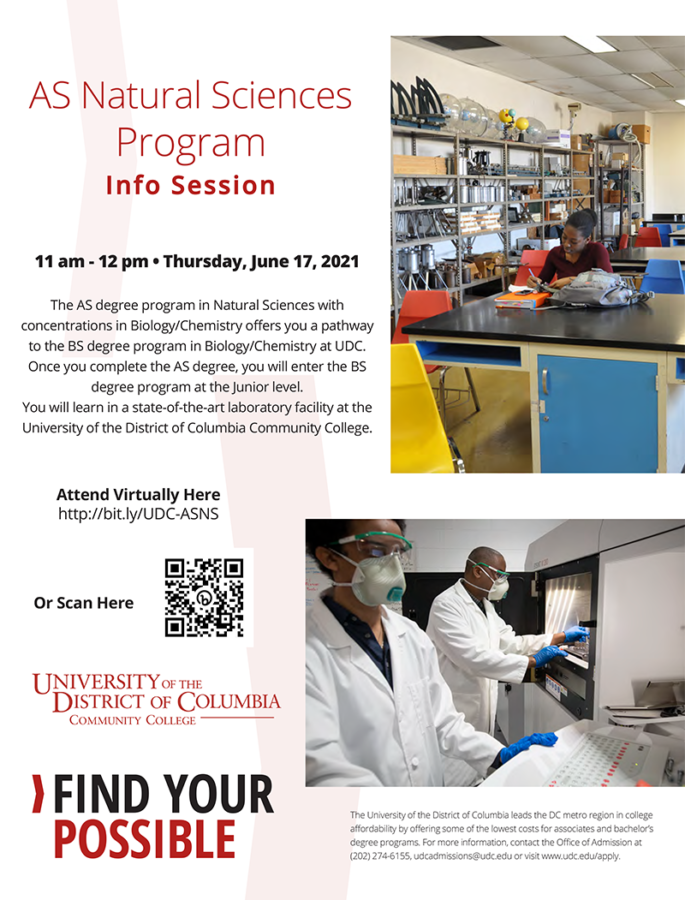 AS Natural Sciences Info Session - June 17, 2021 @ 11am