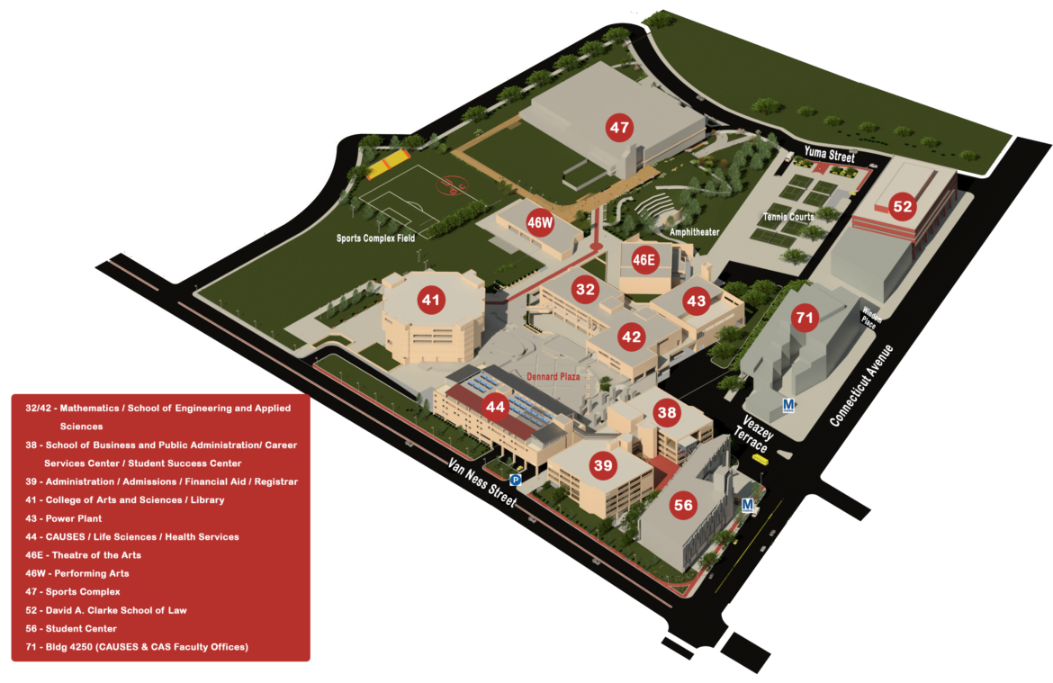 UDC Campus Map 