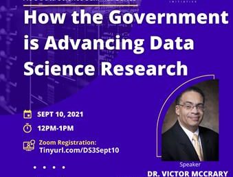 The AUC Data Science Seminar Series will feature Dr. Victor McCrary – Sept 10th @ 12pm