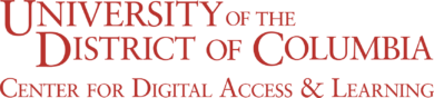 UDC Center for Digital Access & Learning Logo Primary