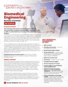 UDC Biomedical Engineering program becomes only ABET-accredited program at HBCU