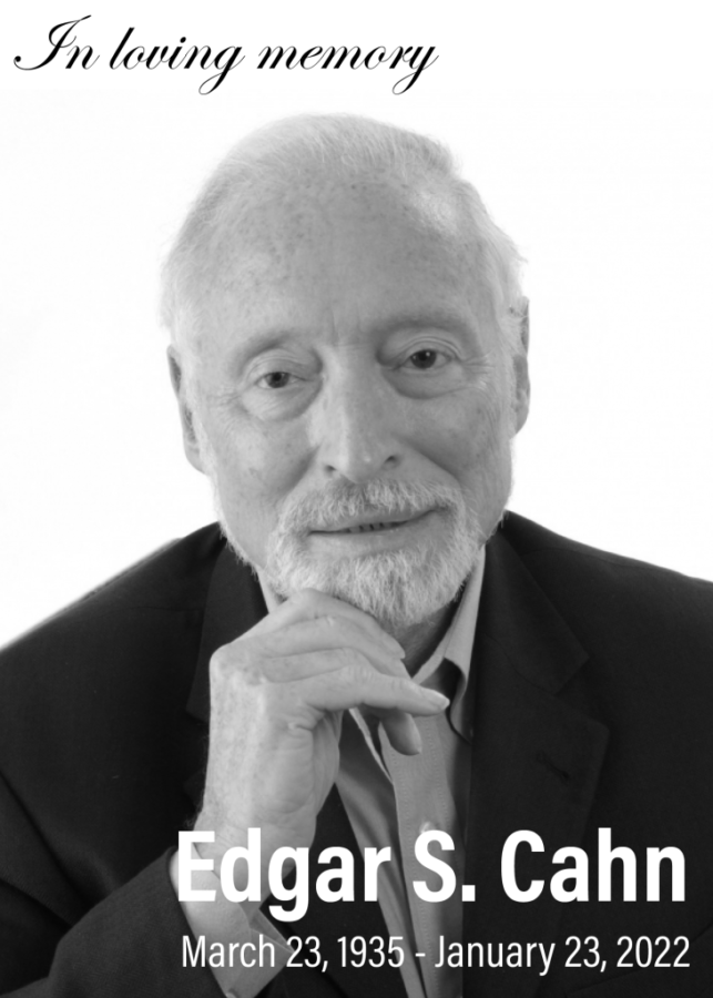 The UDC David A. Clarke School of Law mourns the passing of Edgar S. Cahn