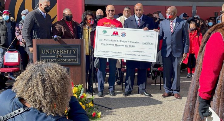 UDC receives $200,000 donation from The Leonsis Foundation,Monumental Sports & Entertainment and Washington Wizards…