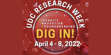 UDC Research Week – April 4 – 8, 2022