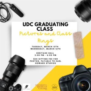 UDC Graduating Class Pictures and Class Rings Image
