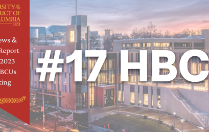 UDC ranks #17 in U.S. News & World Report Best HBCUs—rising 13 places from last year