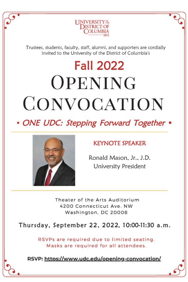 2022 Opening Convocation - September 22, 2022