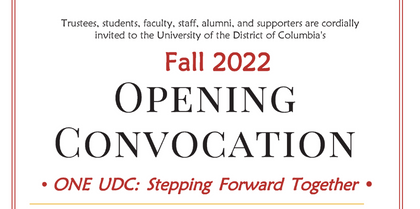 Fall 2022 Opening Convocation