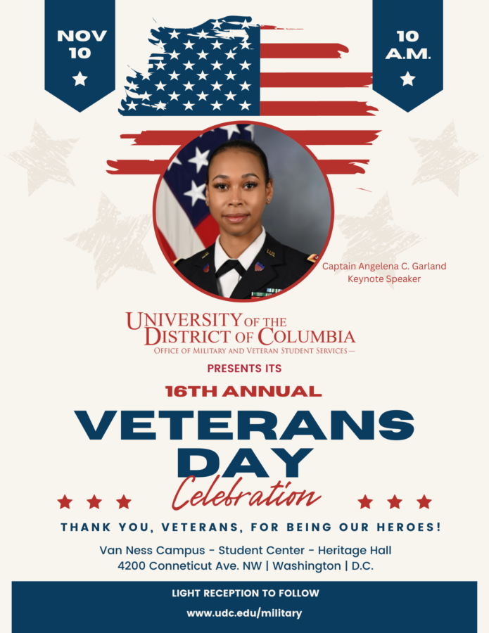 UDC Veterans Day Celebration 2022 November 10