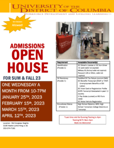 WDLL Open House Schedule 2023