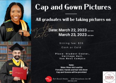 Cap and Gown Pictures March 22 & 23, 2023
