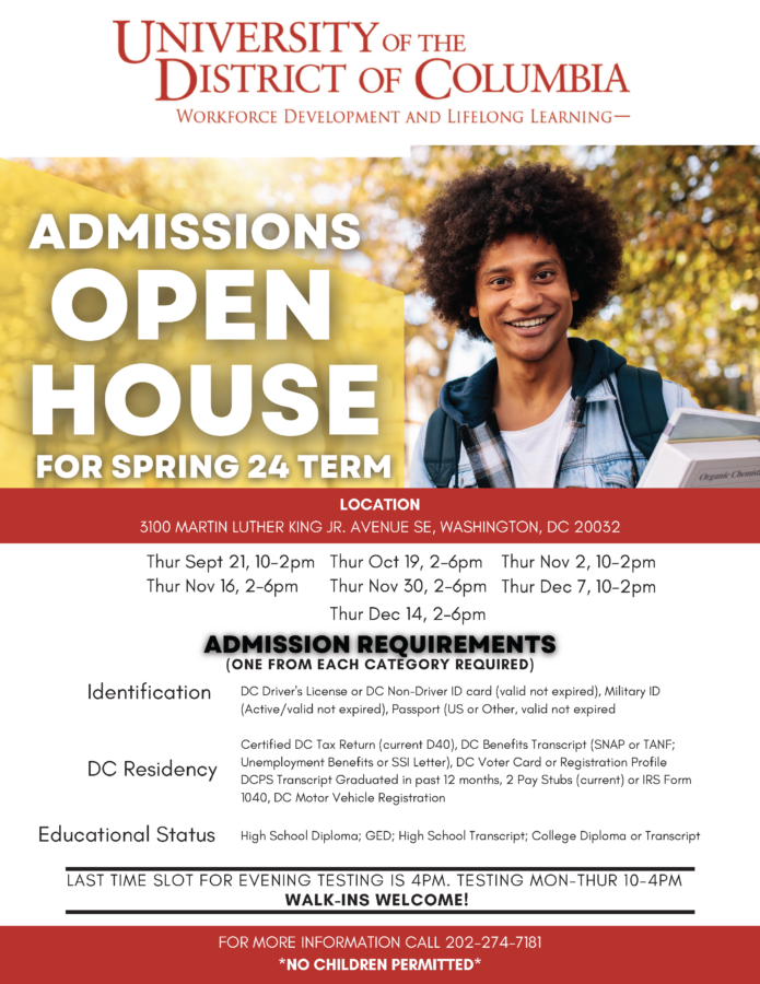 WDLL Open House Schedule Spring 2024